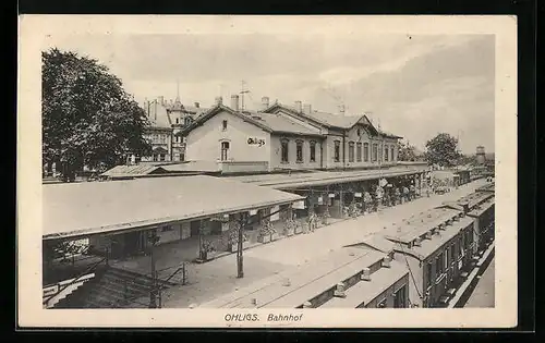 AK Ohligs, Blick auf den Bahnhof