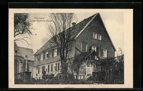 AK Luyken-Gummersbach, Partie am Pfarrhaus