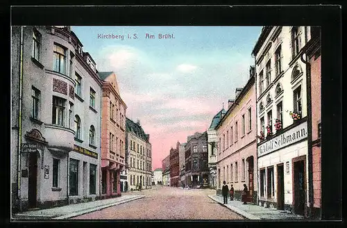 AK Kirchberg i. S., Strasse am Brühl