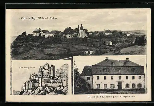 AK Kronenburg /Eifel, Hotel Schloss Kronenburg von N. Faymonville