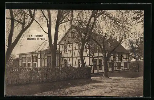AK Abbenroth bei Wiehl, Ansicht vom B. K. Ferienheim
