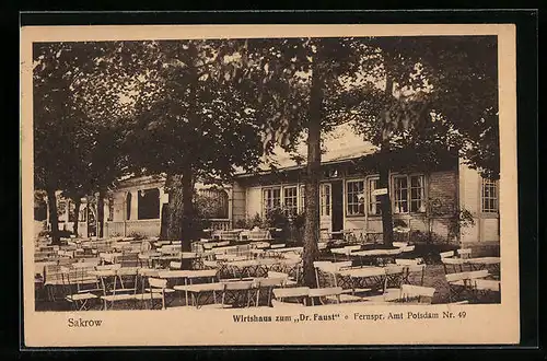 AK Sakrow, Gasthaus zum Dr. Faust