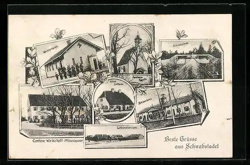 AK Schwabstadel, Altes Zollhaus, Schiessstände