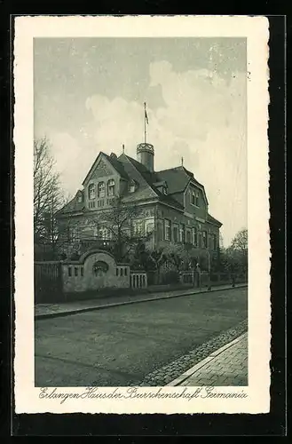 AK Erlangen, Verbindungshaus der Burschenschaft Germania