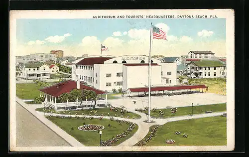 AK Daytona Beach, FL, Auditorium and Tourists Headquarters