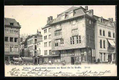 AK Liège, Ancienne maison au Quai de la Goffe