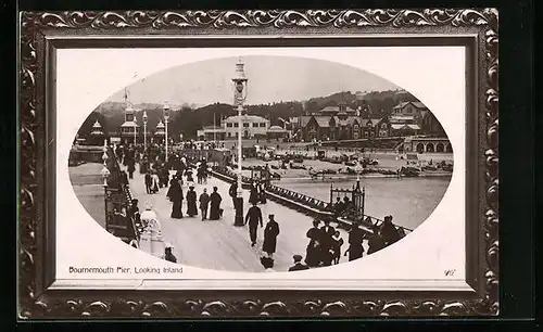 AK Bournemouth, The Pier, Looking Inland