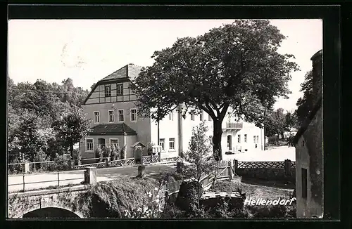 AK Hellendorf i. Sa., Gasthaus Erblehngericht