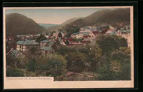 AK Friedrichroda i. Thür., Blick vom Perthesweg