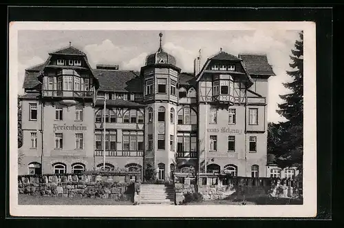 AK Schierke /Harz, Ferienheim Franz Mehring