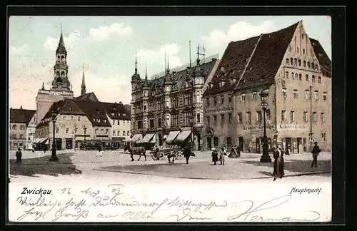 AK Zwickau, Hauptmarkt