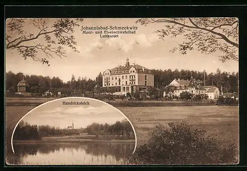 AK Schmeckwitz i. Sa., Johannisbad und Handricksteich