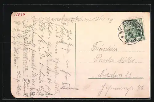 AK Gauernitz, Schiebocksmühle, Dampfschiffs-Station