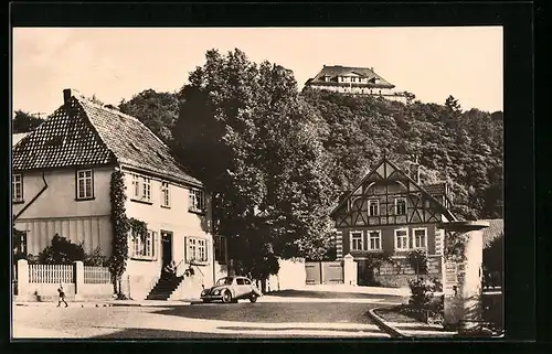 AK Gernrode (Harz), Spittelplatz mit Stubenberg