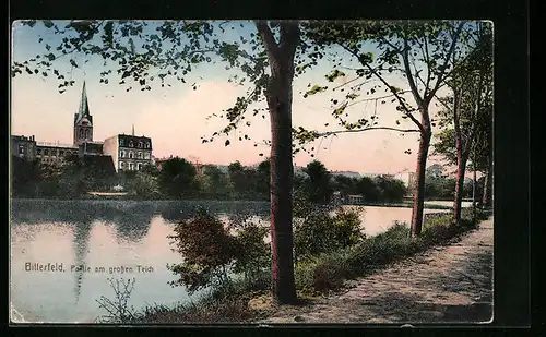 AK Bitterfeld, Partie am grossen Teich