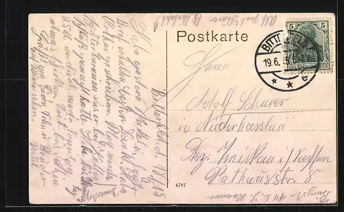 AK Bitterfeld, Partie am grossen Teich