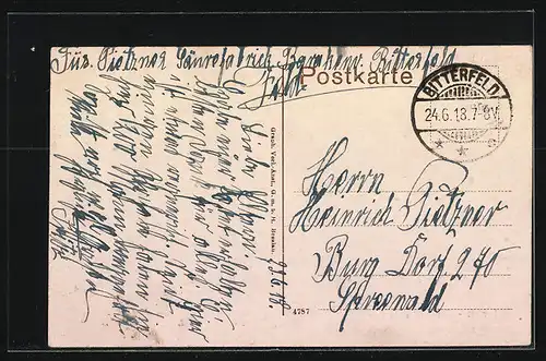 AK Bitterfeld, Partie am grossen Teich