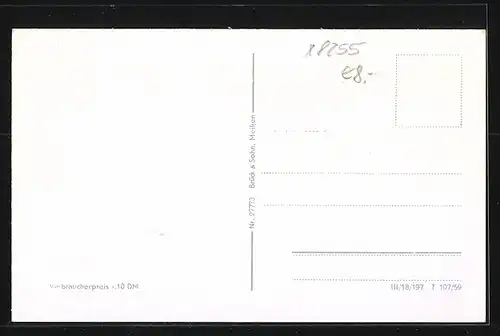 AK Nossen, Gasthaus Bergschlösschen