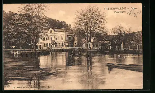 AK Freienwalde a. Oder, Papenmühle