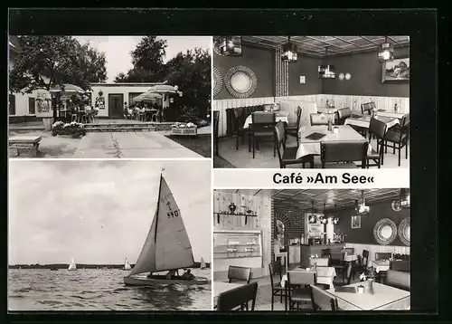 AK Goyatz, Vier Ansichten vom Cafè Am See