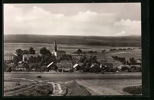 AK Rosenthal (Sächs. Schweiz), Gesamtansicht aus der Vogelschau