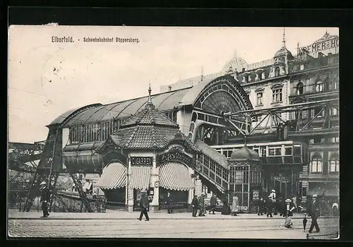 AK Elberfeld, Schwebebahnhof Döppersberg