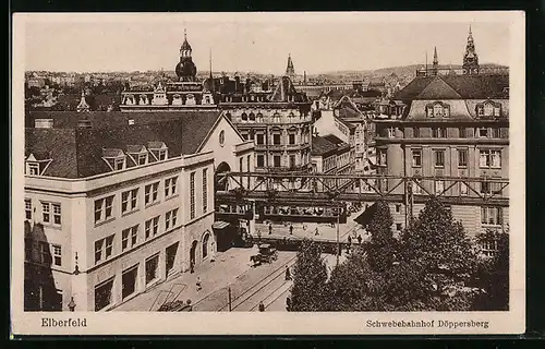 AK Elberfeld, Schwebebahnhof Döppersberg