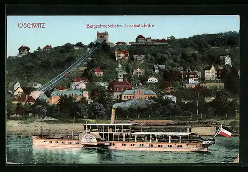 AK Loschwitz, Bergschwebebahn-Loschwitzhöhe