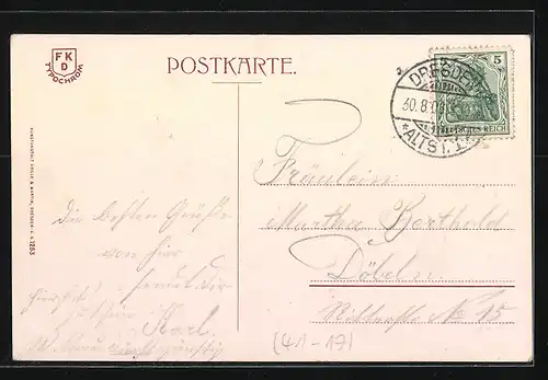 AK Loschwitz, Bergschwebebahn-Loschwitzhöhe