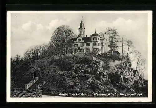 AK Pleystein /Obpf., Augustinerkloster mit Wallfahrtskirche