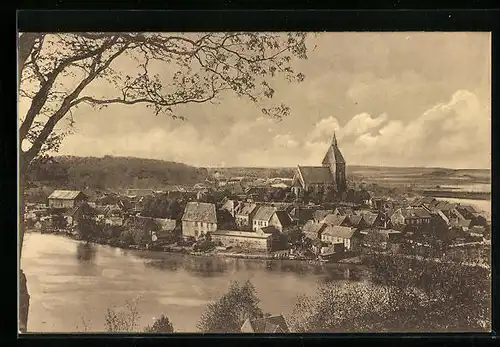 AK Mölln i. L., Panorama aus der Vogelschau