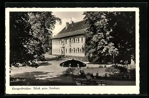 AK Langenbrücken, Blick zum Kurhaus
