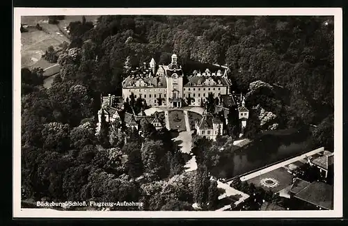 AK Bückeburg, Schloss vom Flugzeug aus