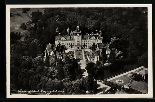 AK Bückeburg, Schloss vom Flugzeug aus