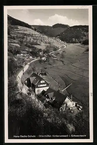 AK Ottenhöfen (Unterwasser) i. Schwarzwald, Hans-Sachs-Schule