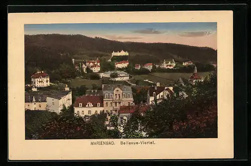 AK Marienbad, Bellevue-Viertel