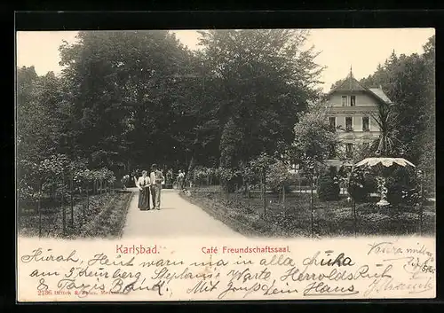 AK Karlsbad, Cafè Freundschaftssaal