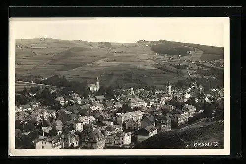 AK Graslitz, Totalansicht aus der Vogelschau
