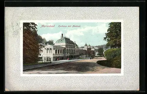 AK Marienbad, Kurhaus mit Neubad