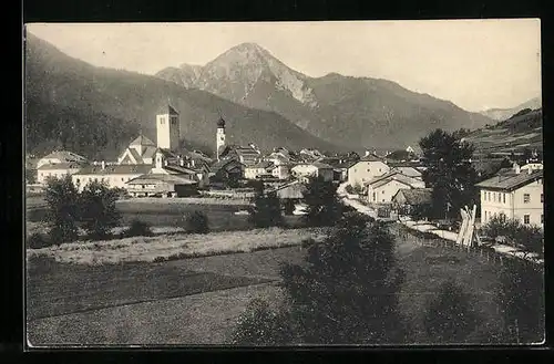 AK Innichen, Gesamtansicht aus der Vogelschau