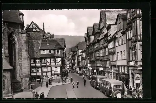 AK Hann.-Münden, Lange Strasse mit Apotheke