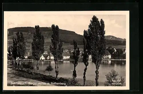 AK Schnaittach, Bürgerweiher m. Rothenberg