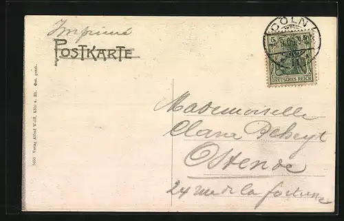 AK Köln-Neustadt, Barbarossaplatz mit Hohenstaufenring