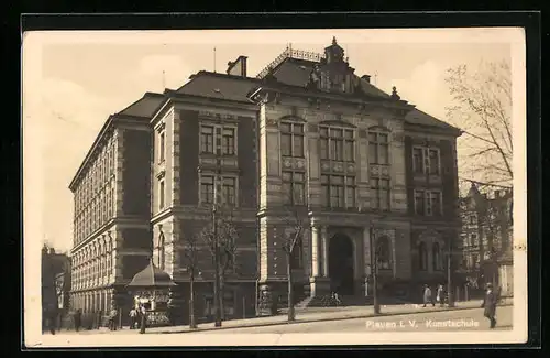 AK Plauen i. V., Ansicht Kunstschule