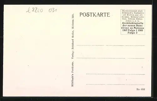 AK Meissen, Blick von der landwirtschaftlichen Schule