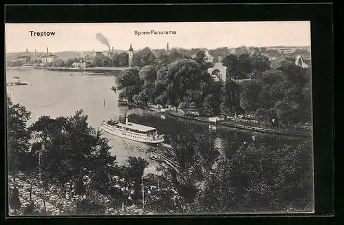 AK Treptow, Spree-Panorama
