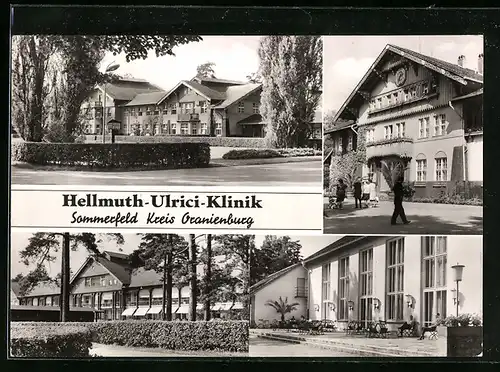 AK Sommerfeld, Hellmuth-Ulrici-Klinik in vier Ansichten