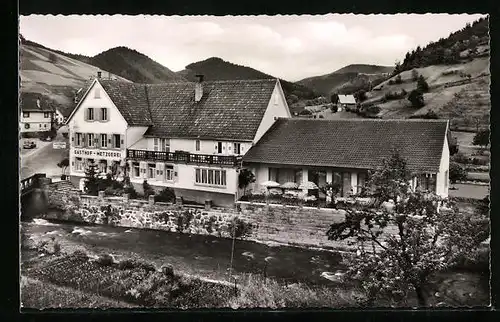 AK Schenkenzell im Schwarzwald, der Gasthof 3 König, Aussenansicht