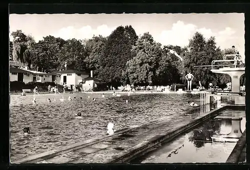 AK Philippsthal a. Werra, Badegäste im Freibad