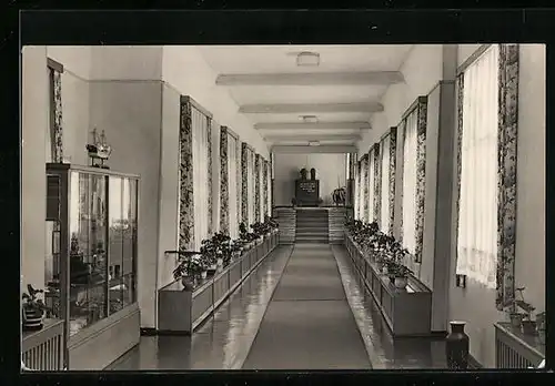 AK Oberhof i. Thür., VDK Erholungsheim, im Wandelgang